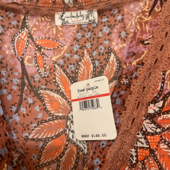 Free People Intimacy Long Lace Robe - Picture 2 of 4
